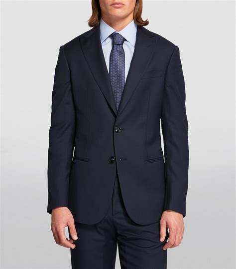 giorgio armani single breasted suit.